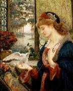 Love s Messenger Marie Spartali Stillman